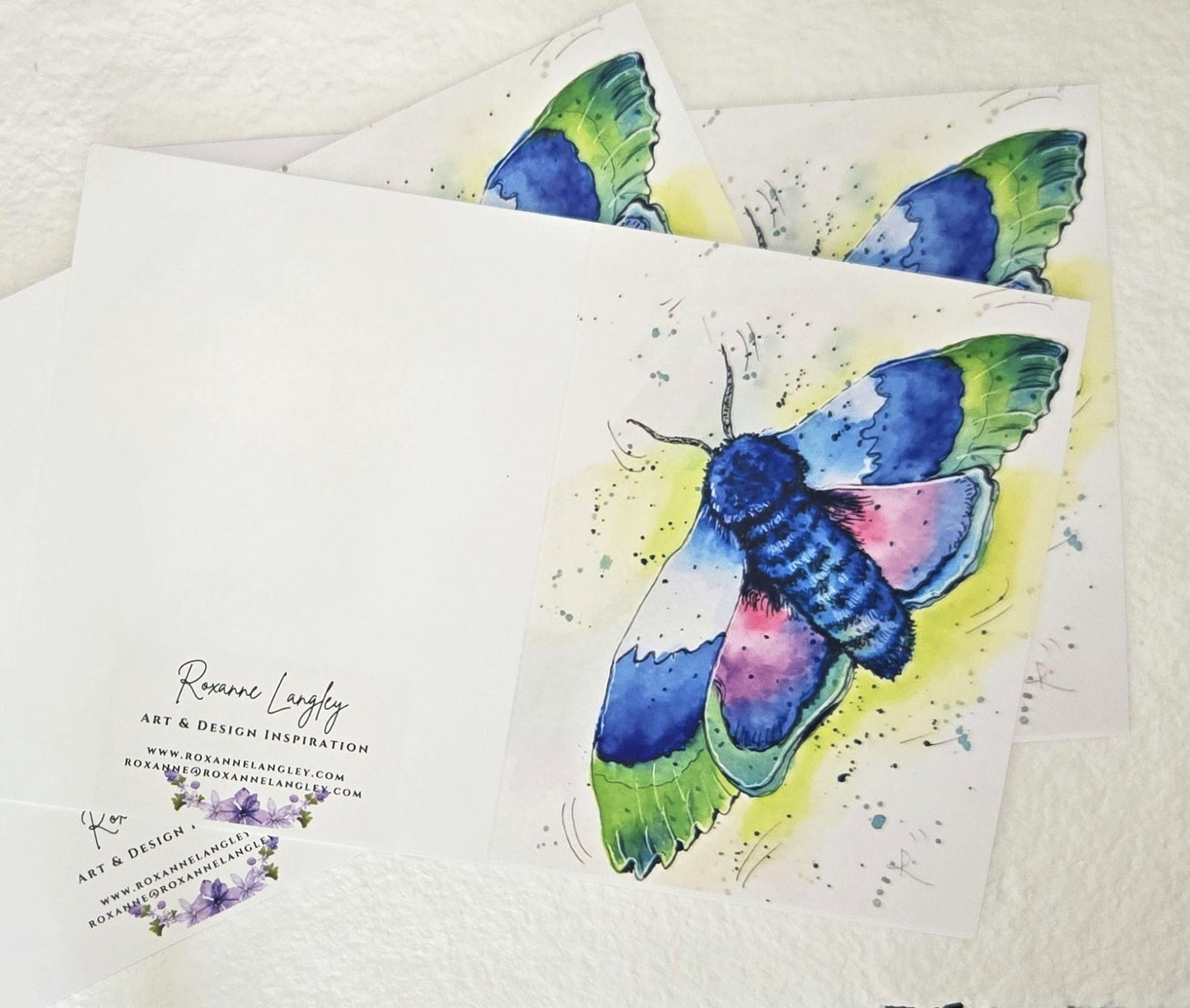 Beauty in Blue Notecard Set (3)