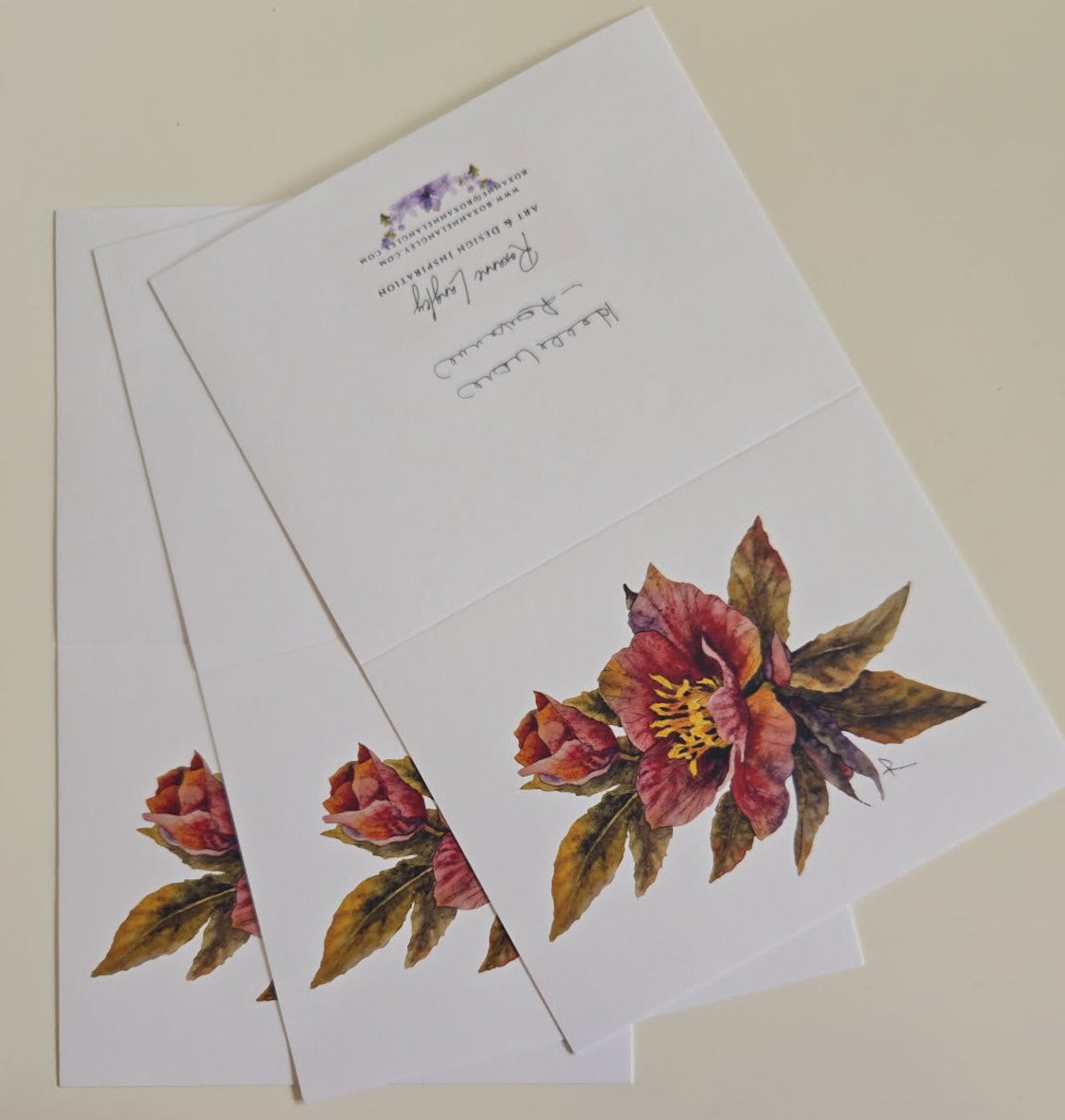 Hellebore Notecard Set (3)