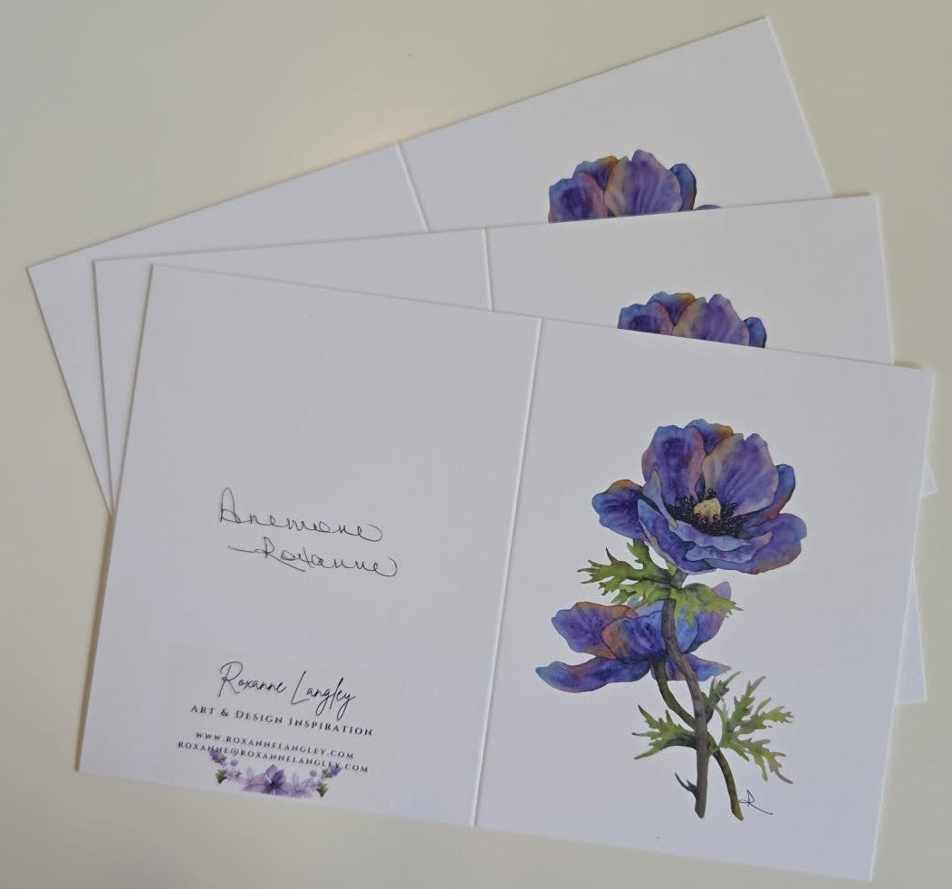 Anemone Notecard Set (3)