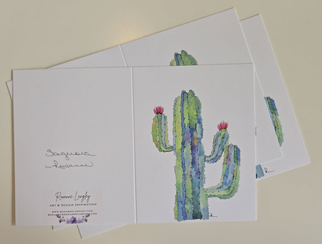 Saguaro Notecard Set (3)