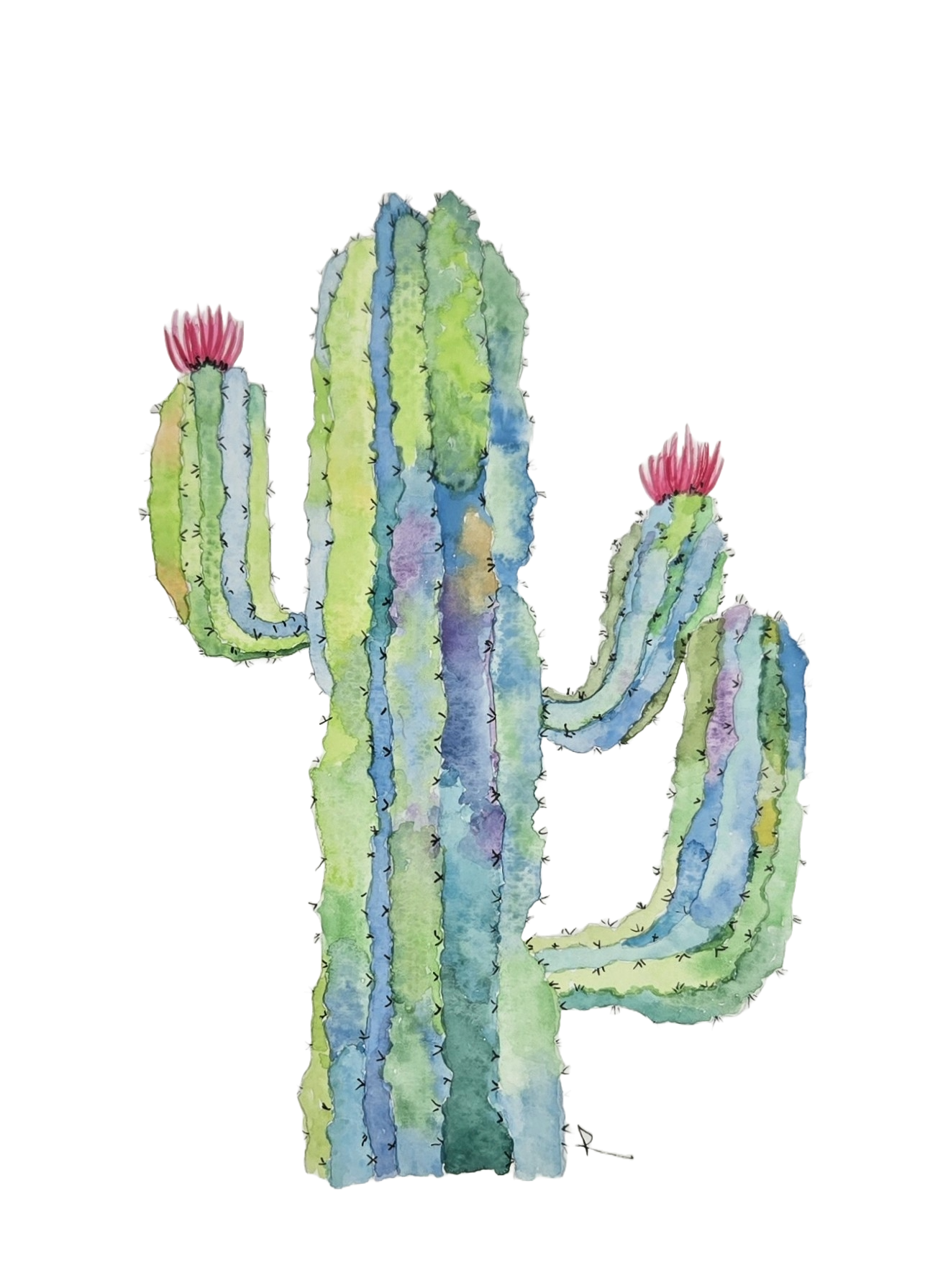 Saguaro Notecard Set (3)