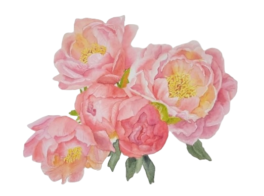 Peony Bouquet Notecard Set (3)